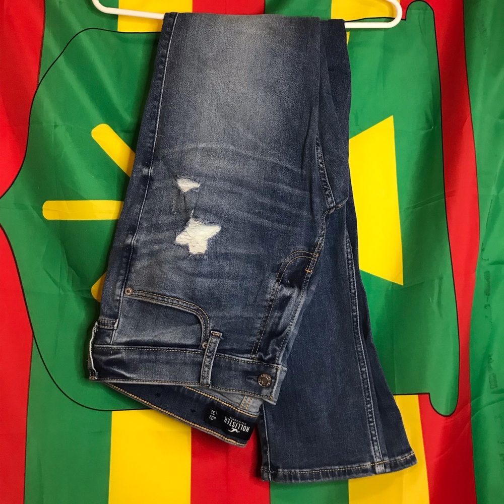 Hollister stacked skinny jeans